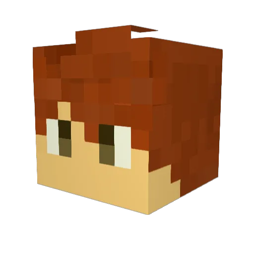 Minecraft-Avatar von RavenJess27: Kopf als 3D-Render