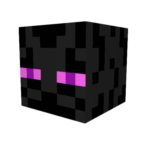 RavenRonin Minecraft avatar head, 3D render