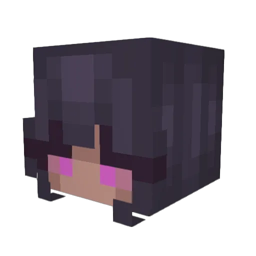 Raven_1202 Minecraft avatar head, 3D render