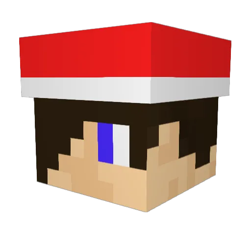Raven_66 Minecraft avatar head, 3D render