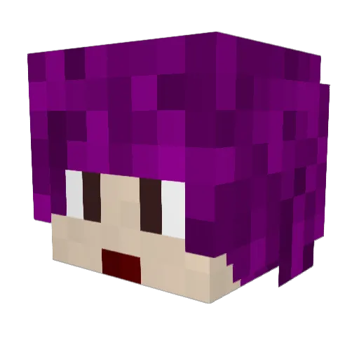Raven_NIN Minecraft avatar head, 3D render