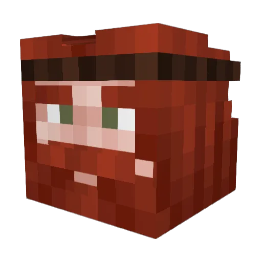 Raven_VG Minecraft avatar head, 3D render