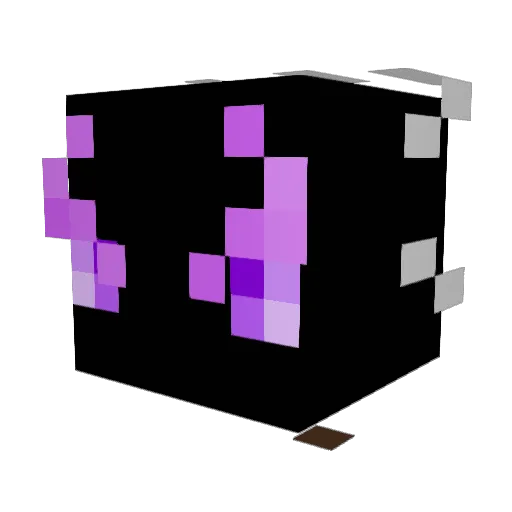 Raven_icy Minecraft avatar head, 3D render