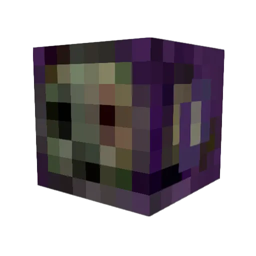Ravennland Minecraft avatar head, 3D render