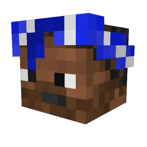 RavensNest0309 Minecraft avatar head, 3D render