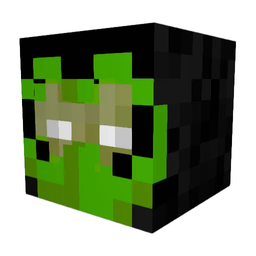 Ravensboy27 Minecraft avatar head, 3D render