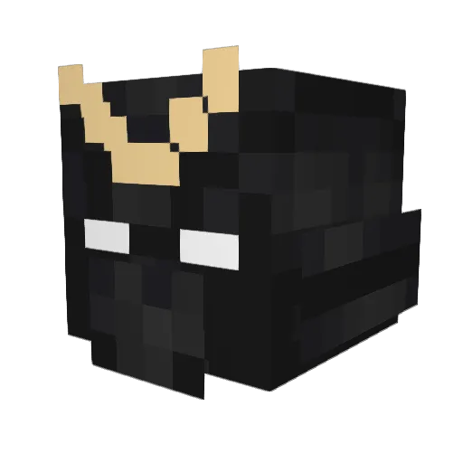 Ravente Minecraft avatar head, 3D render