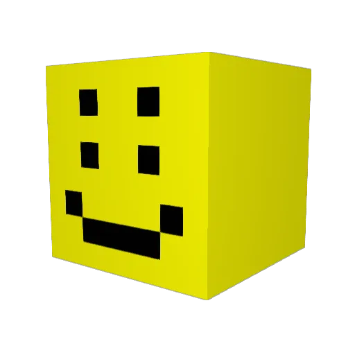 RaverKat Minecraft avatar head, 3D render