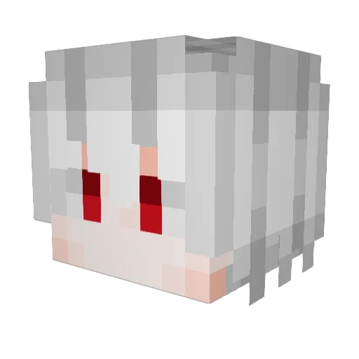 Ravial Minecraft avatar head, 3D render