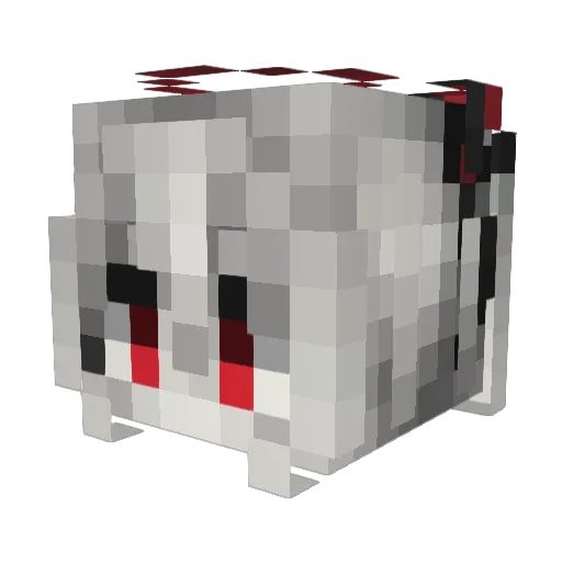 RavielIvansia Minecraft avatar head, 3D render