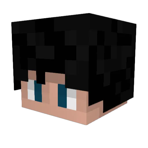 RavinX92 Minecraft avatar head, 3D render