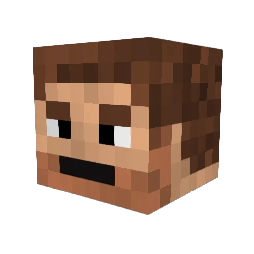 Ravn03 Minecraft avatar head, 3D render