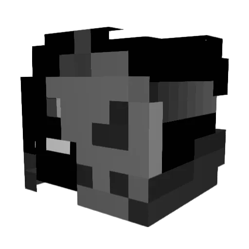 Ravoryn Minecraft avatar head, 3D render