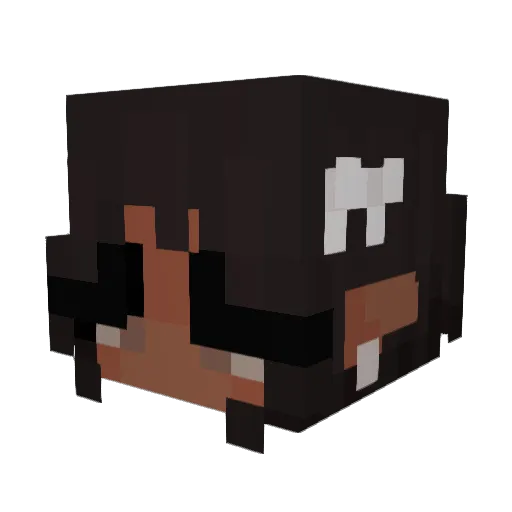 RavynLenae Minecraft avatar head, 3D render
