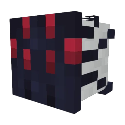 RawDamage Minecraft avatar head, 3D render