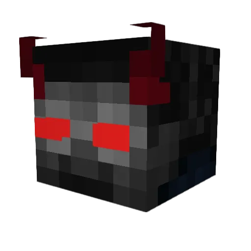 RawJawReal Minecraft avatar head, 3D render