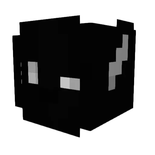 Minecraft-Avatar von RawMelody: Kopf als 3D-Render