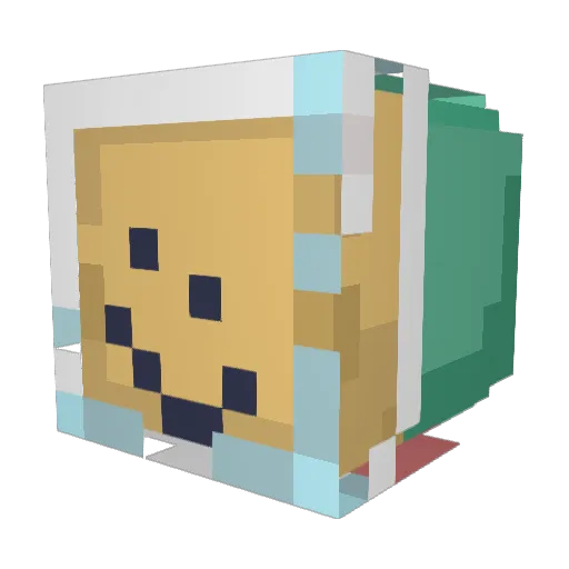 Rawdawg04 Minecraft avatar head, 3D render