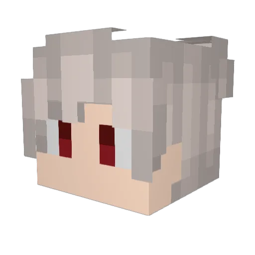 Rawdon Minecraft avatar head, 3D render