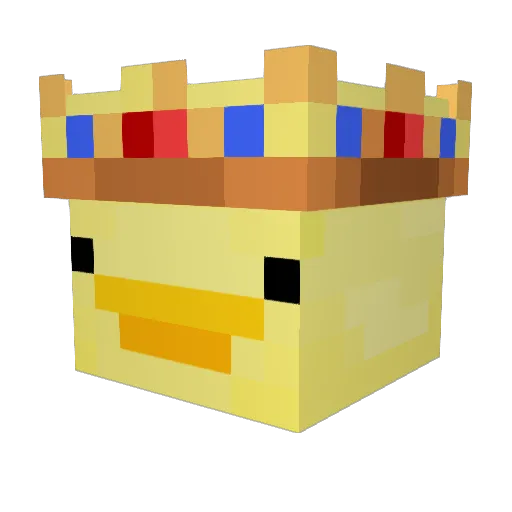 RawnchyBoy Minecraft avatar head, 3D render