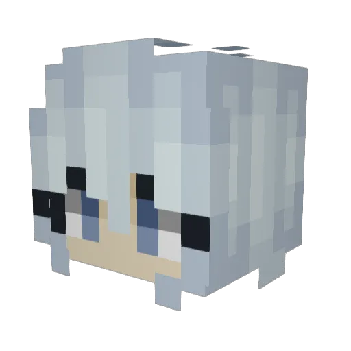 RawrImaMonsterr Minecraft avatar head, 3D render