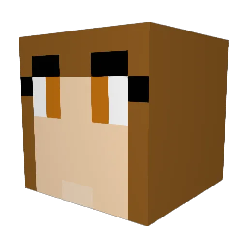 RawrProduction Minecraft avatar head, 3D render