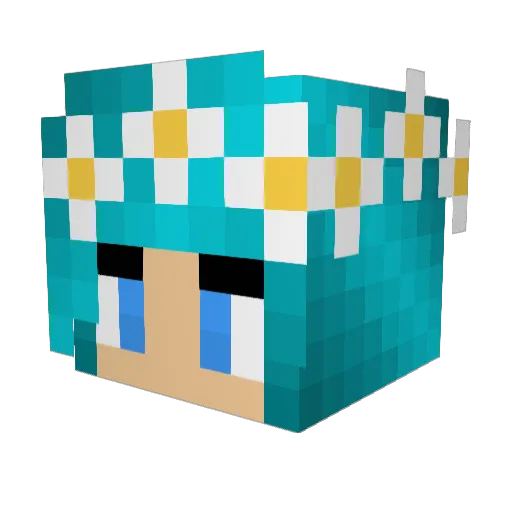 Rawr_Skully Minecraft avatar head, 3D render