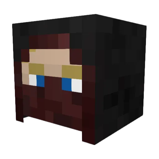 Rawrkiller12 Minecraft avatar head, 3D render