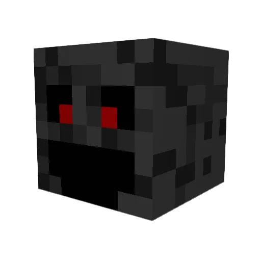 Raxxan_XD Minecraft avatar head, 3D render