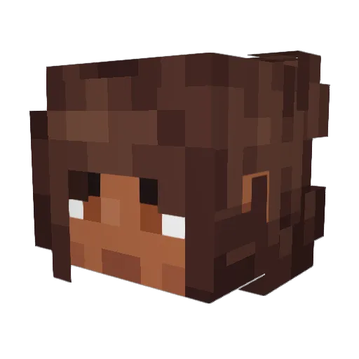 Ray13 Minecraft avatar head, 3D render