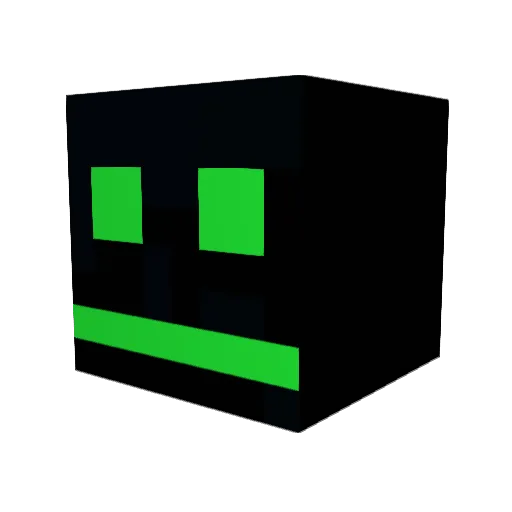 Ray14599 Minecraft avatar head, 3D render