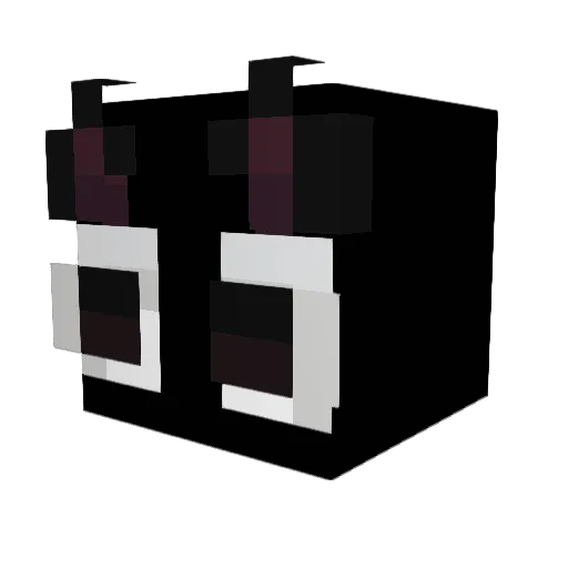 Ray22zz Minecraft avatar head, 3D render