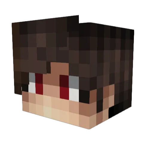 Ray23589 Minecraft avatar head, 3D render