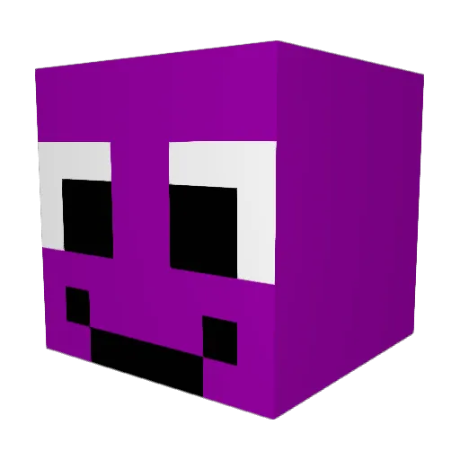 Ray503Gun Minecraft avatar head, 3D render