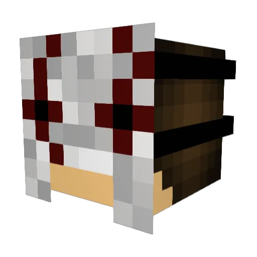 Ray616 Minecraft avatar head, 3D render