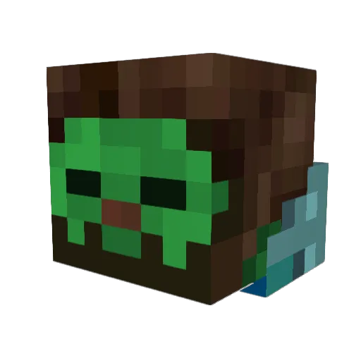 Ray786123 Minecraft avatar head, 3D render