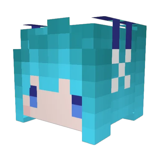 Ray961219 Minecraft avatar head, 3D render