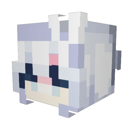RayChain Minecraft avatar head, 3D render