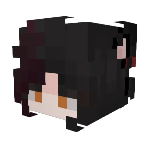 RayDuude Minecraft avatar head, 3D render