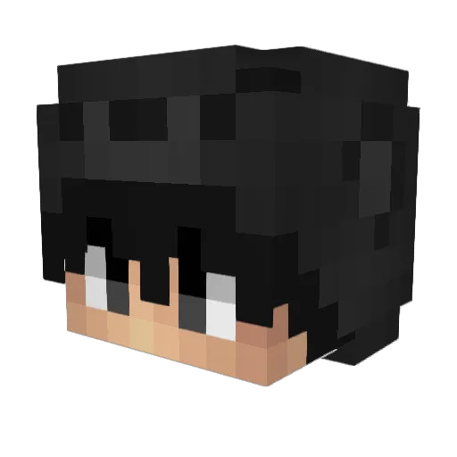 RayKor Minecraft avatar head, 3D render