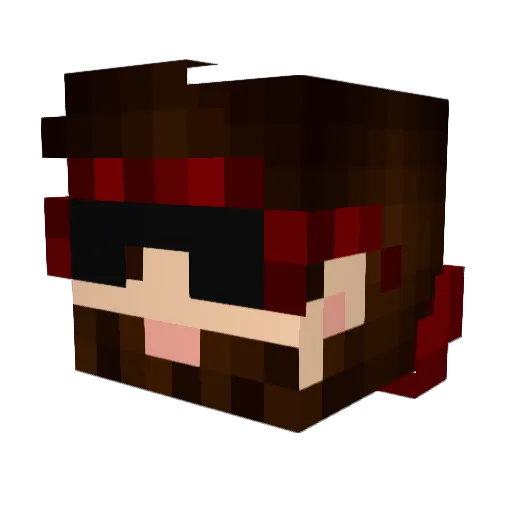 RayMaxx Minecraft avatar head, 3D render