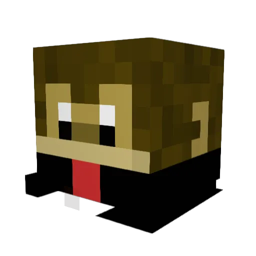 RayMyDihhhh Minecraft avatar head, 3D render