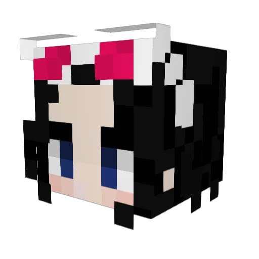 RayOblivionLock Minecraft avatar head, 3D render