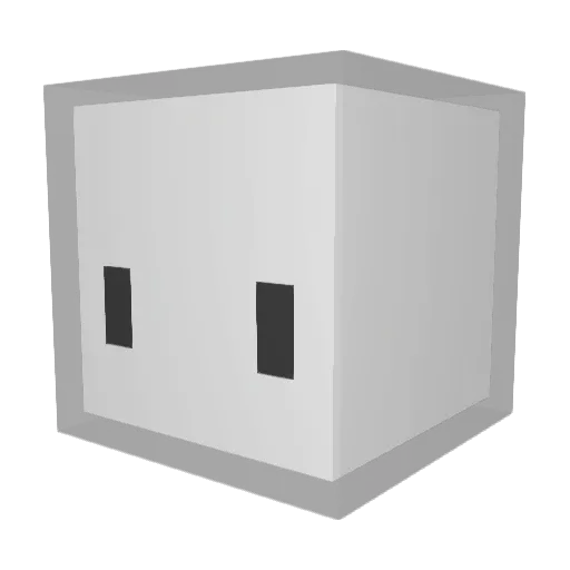 RayRex000 Minecraft avatar head, 3D render