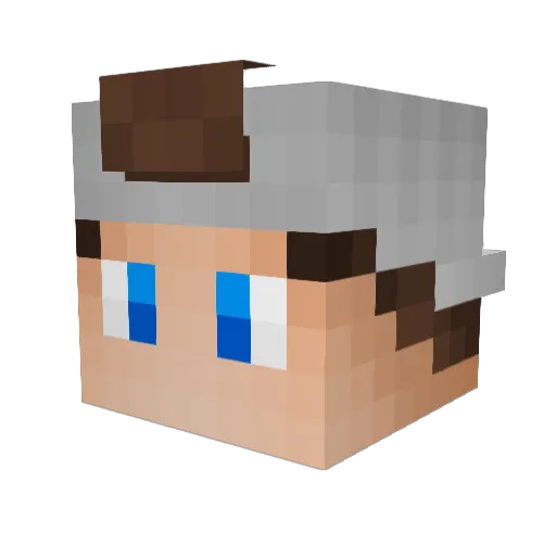 RayWithSwag Minecraft avatar head, 3D render