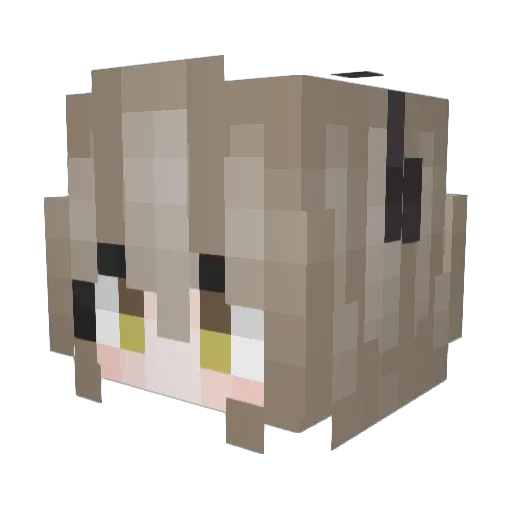 Ray_2477 Minecraft avatar head, 3D render
