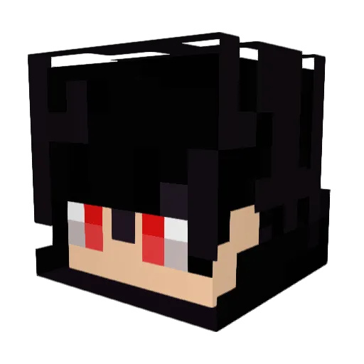 Ray_737 Minecraft avatar head, 3D render