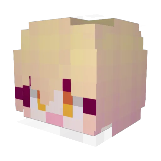 Ray_9 Minecraft avatar head, 3D render