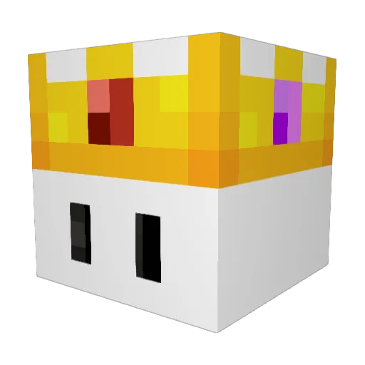 Ray_NLDM Minecraft avatar head, 3D render