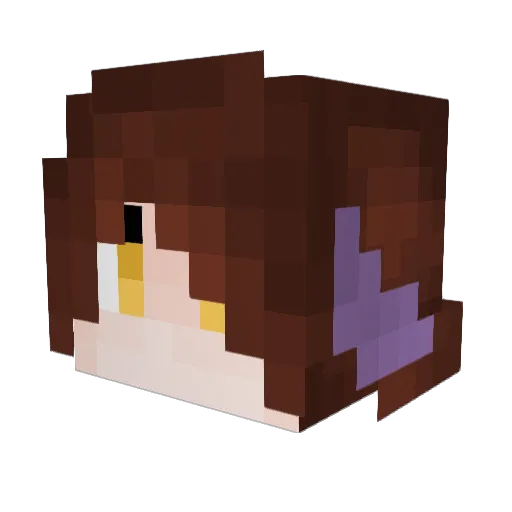 Ray_Starlight Minecraft avatar head, 3D render